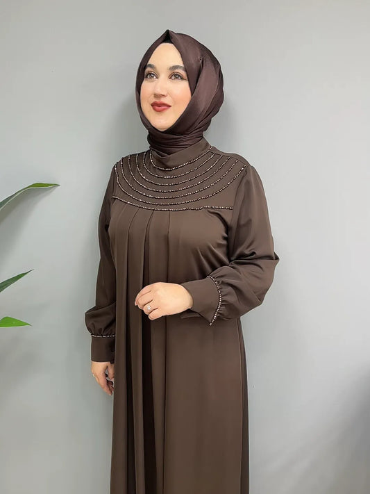 Boncuk İşlemeli 8067 Abiye