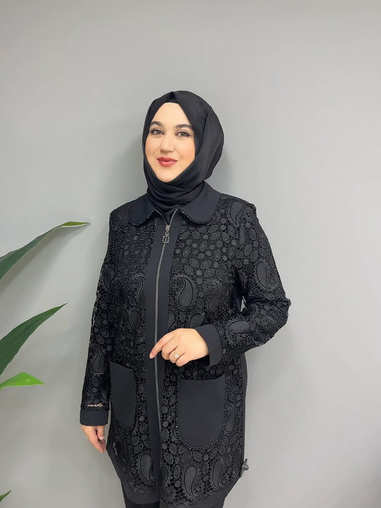 Güpür Detaylı 7772 Üçlü Takım