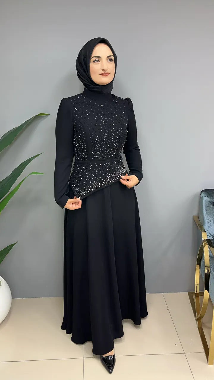 Taş İşlemeli 7262 Abiye