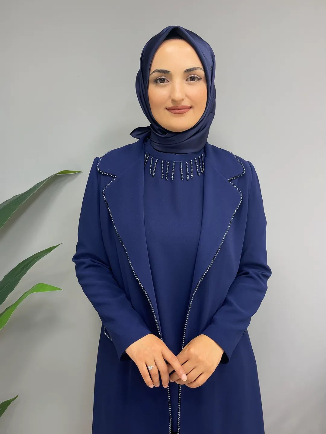 Boncuk Detaylı 2201 Üçlü Takım