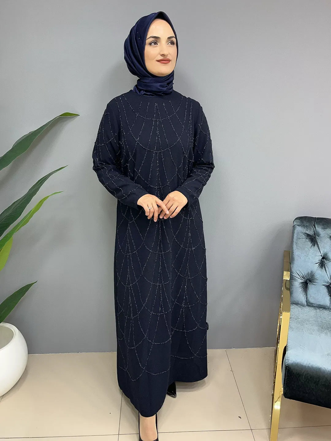 İşleme Detaylı 7520 Abiye