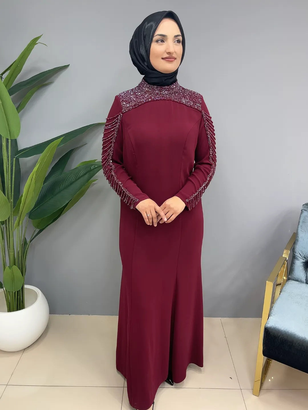 7201 Abiye Elbise