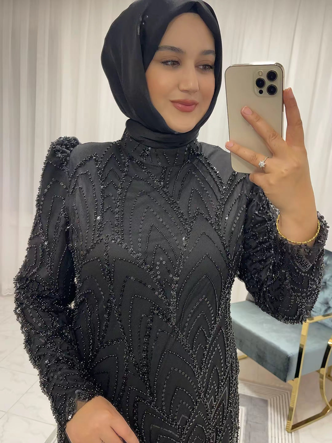 1115 Taşlı Abiye