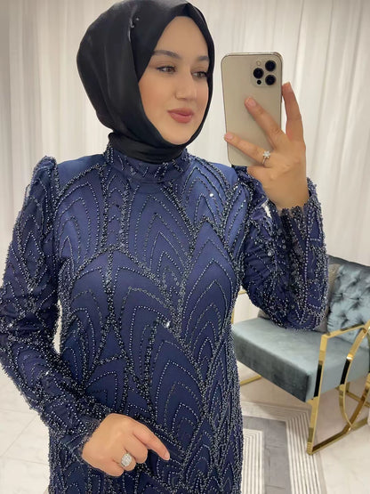 1115 Taşlı Abiye