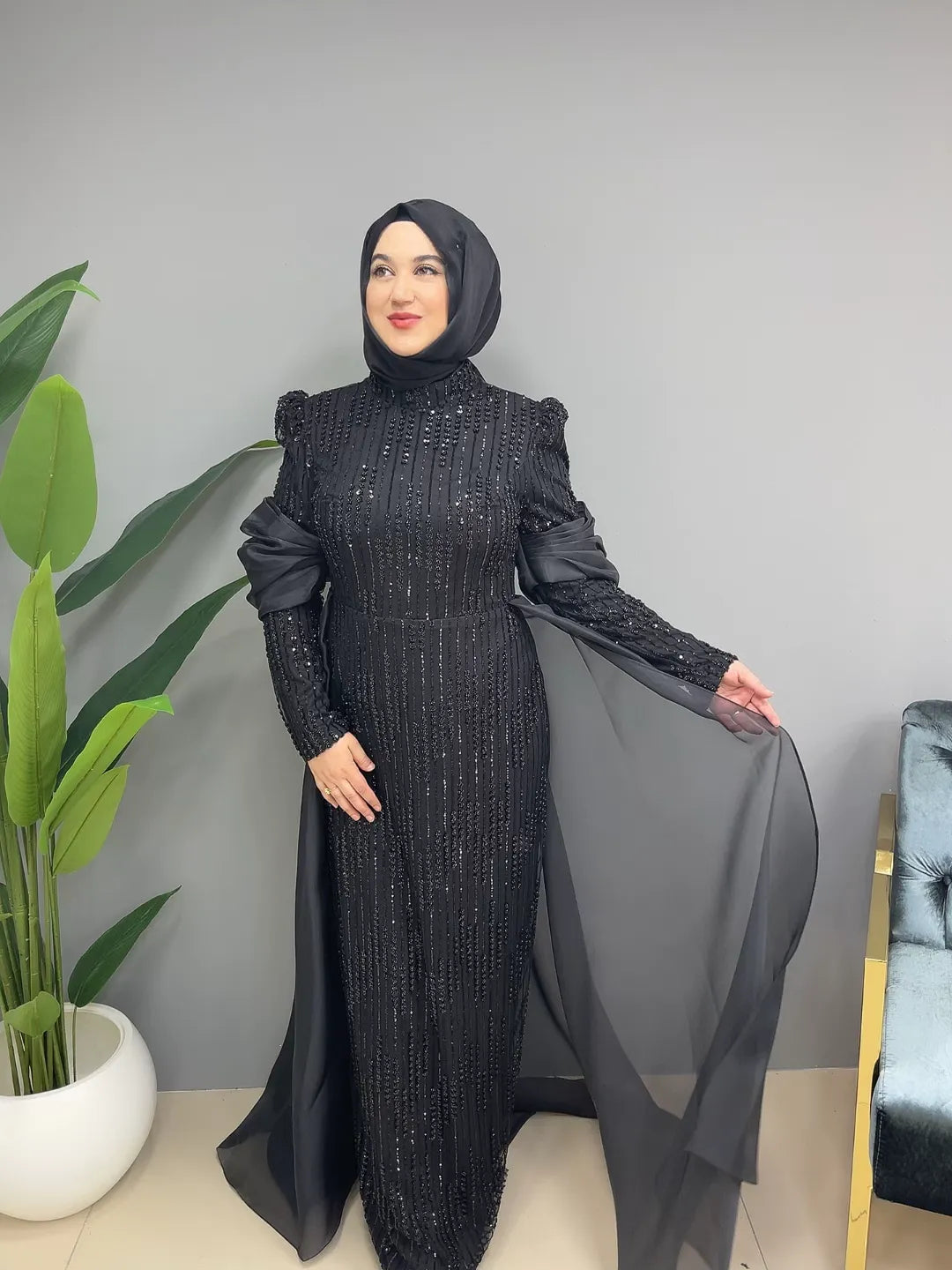 Taş İşlemeli 1120 Abiye