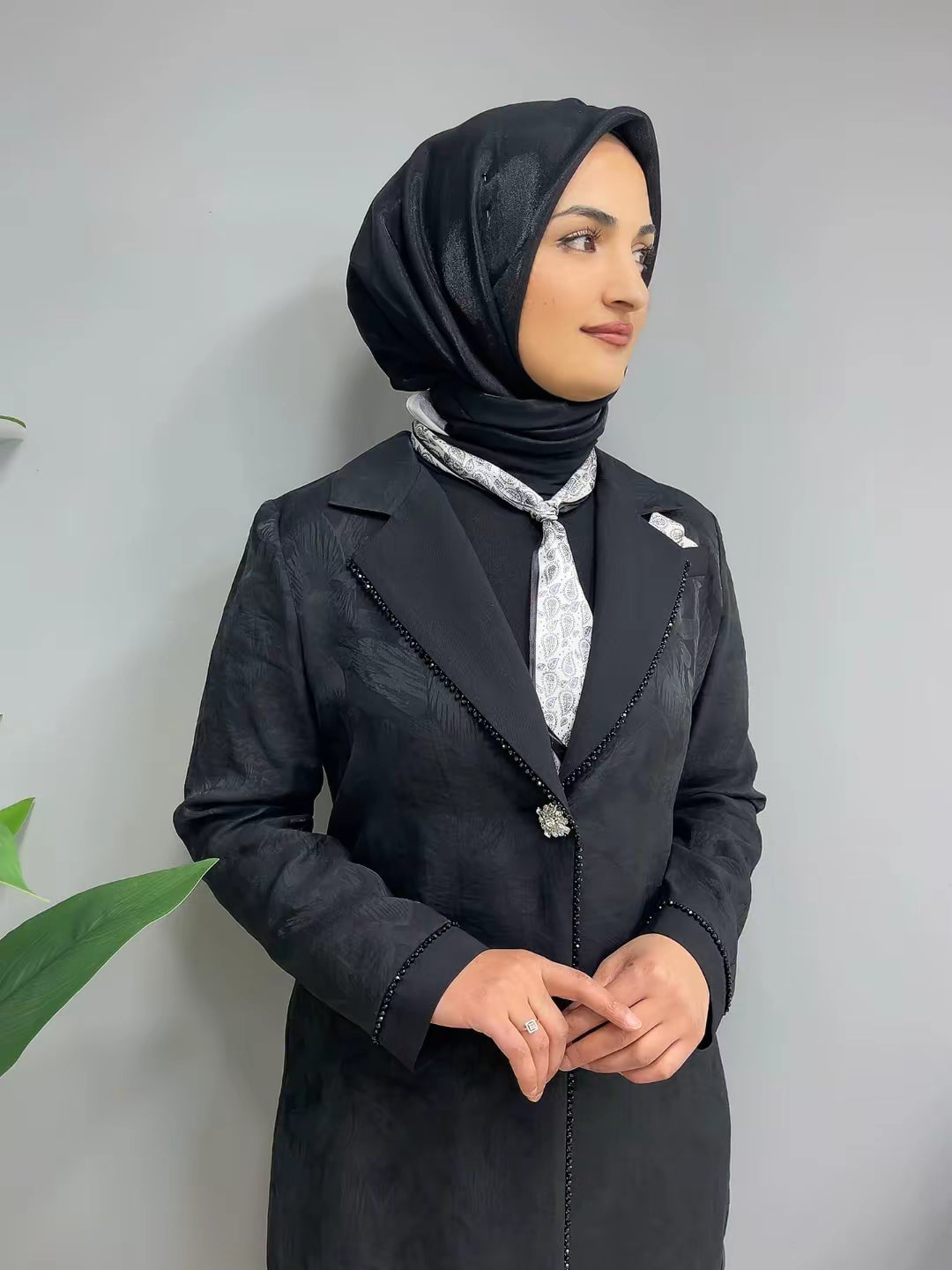 7739 Fularlı Üçlü Takım