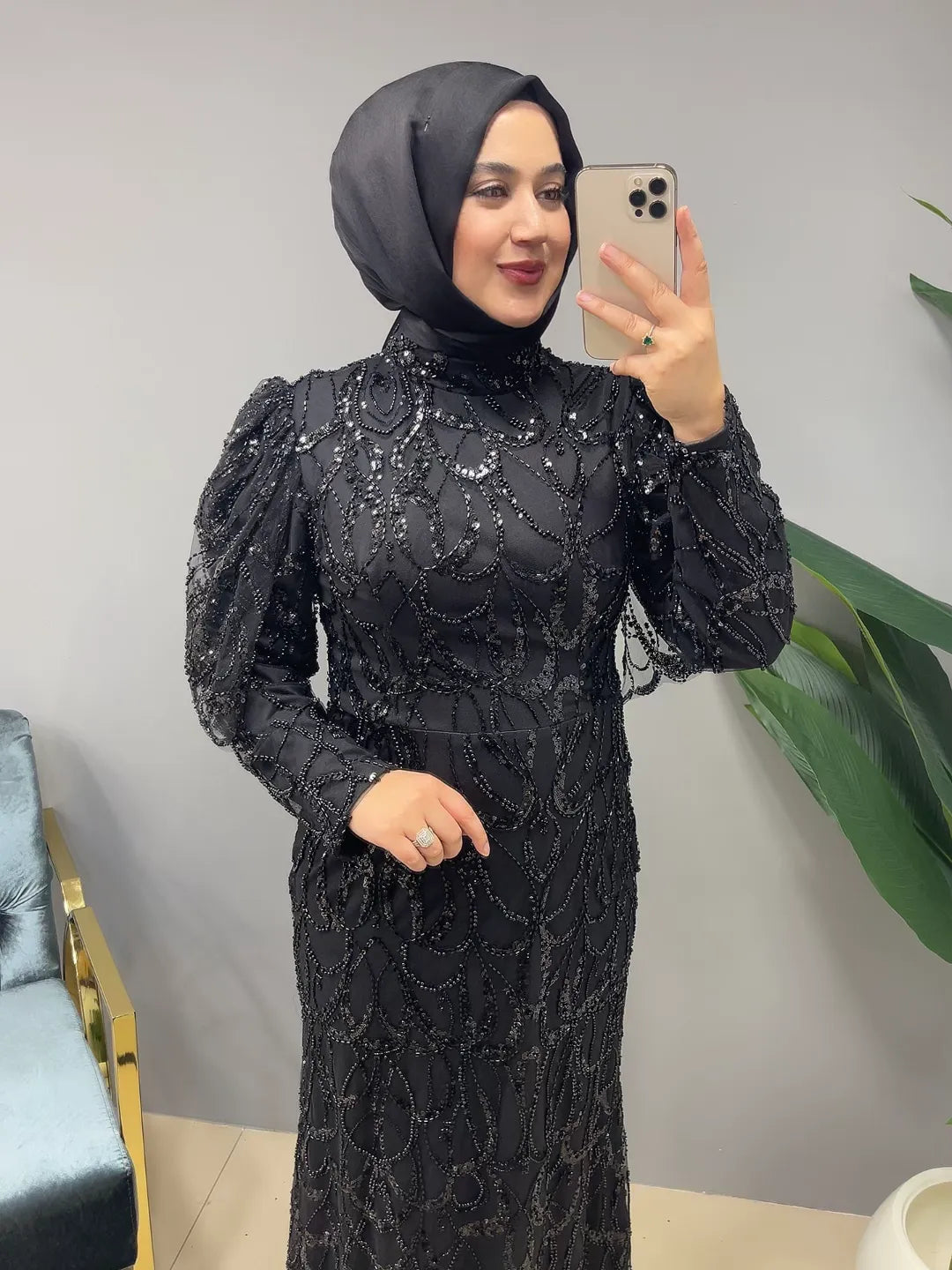 17032 Abiye Elbise