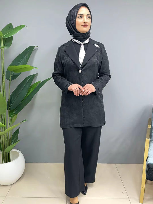 7739 Fularlı Üçlü Takım